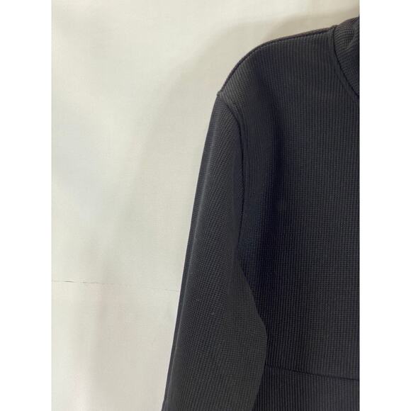 SPYDER Men's Black Medallion Half-Zip Pullover Stand-Collar Sweater SZ M - Picture 3 of 10